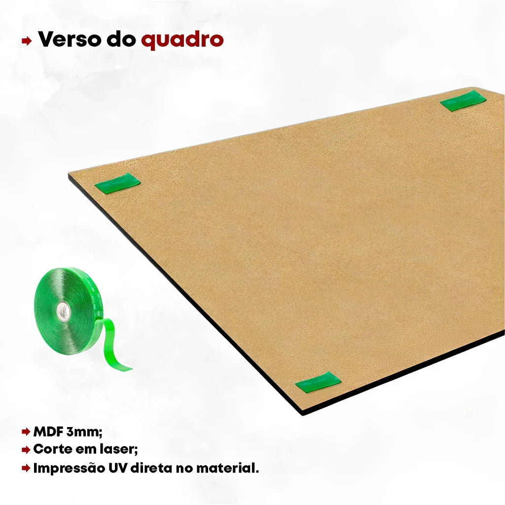 Kit Quadros Decorativos Vazados Harry Potter