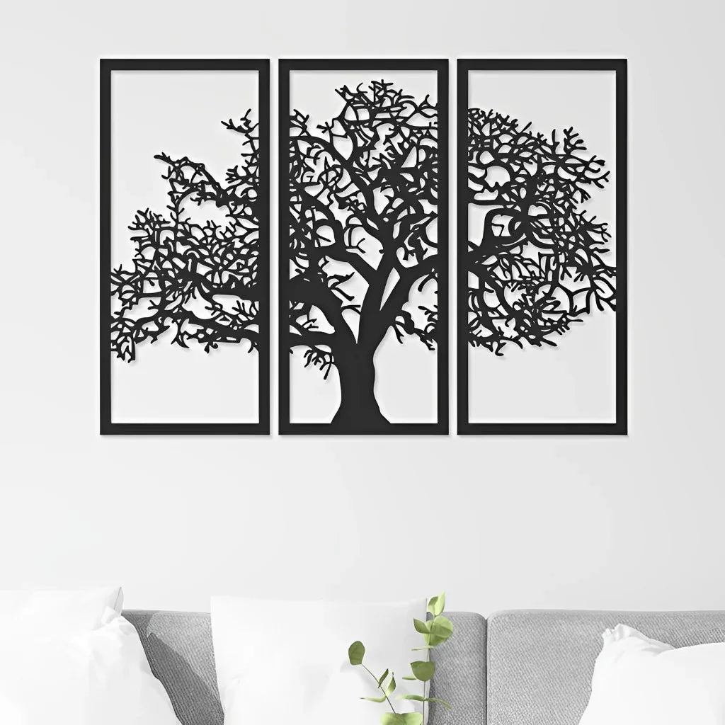Quadro Decorativo Árvore da Vida em MDF 90x65cm