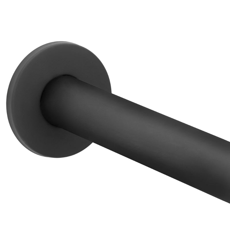 Chuveiro Redondo Preto Articulável Autolimpante para Aquecimento Solar ou a Gás