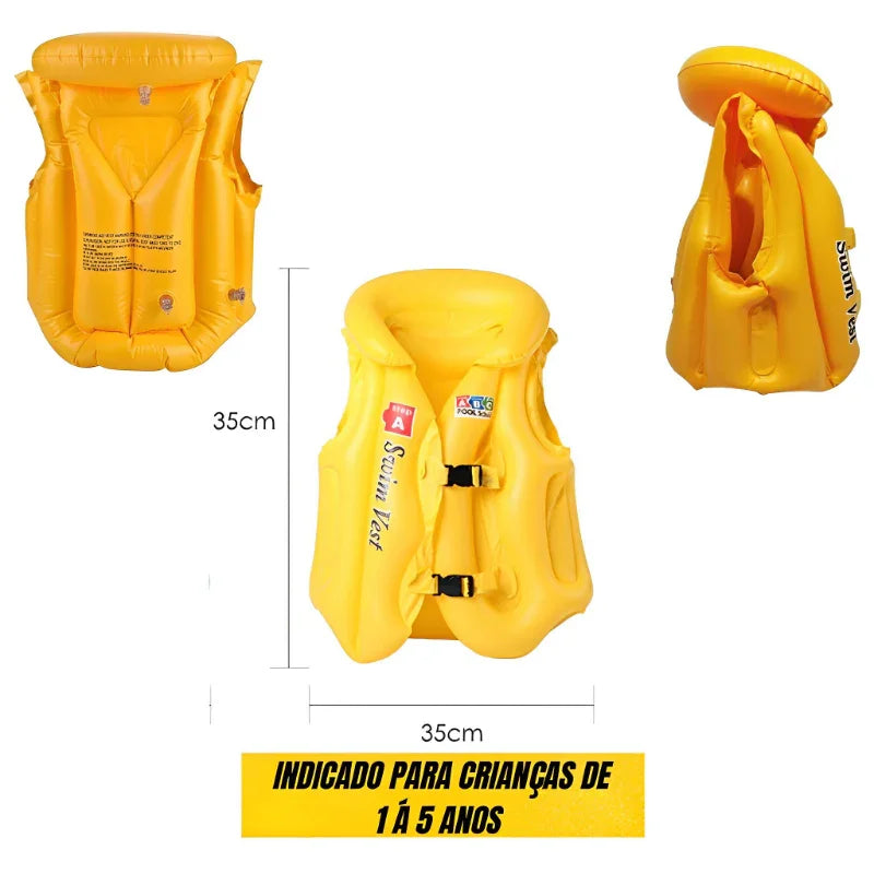 Kit Colete e Bote para Piscina