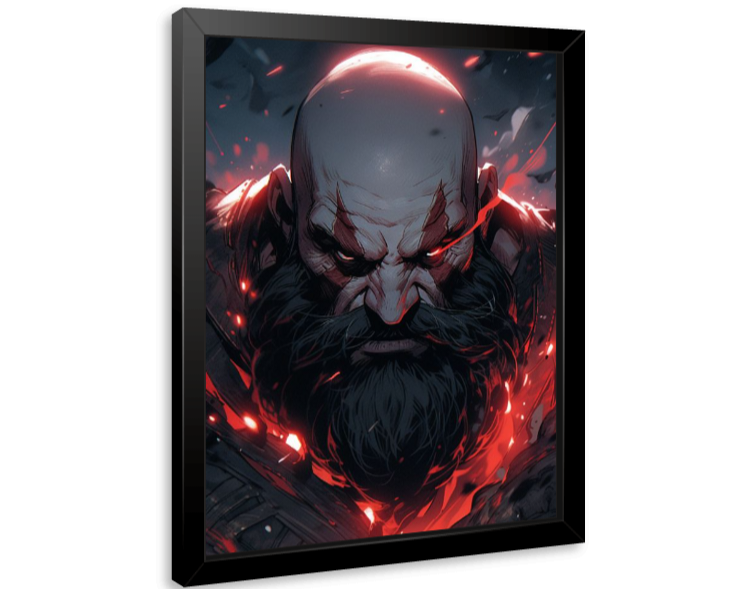 Quadro Decorativo God of War