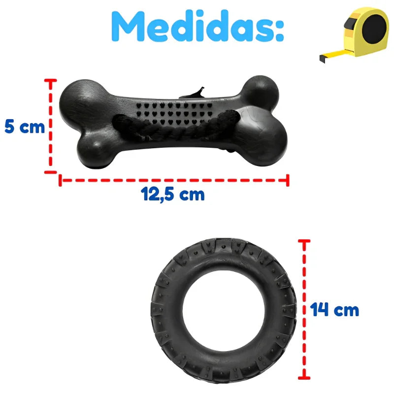 Kit Brinquedo Mordedor para Cachorro
