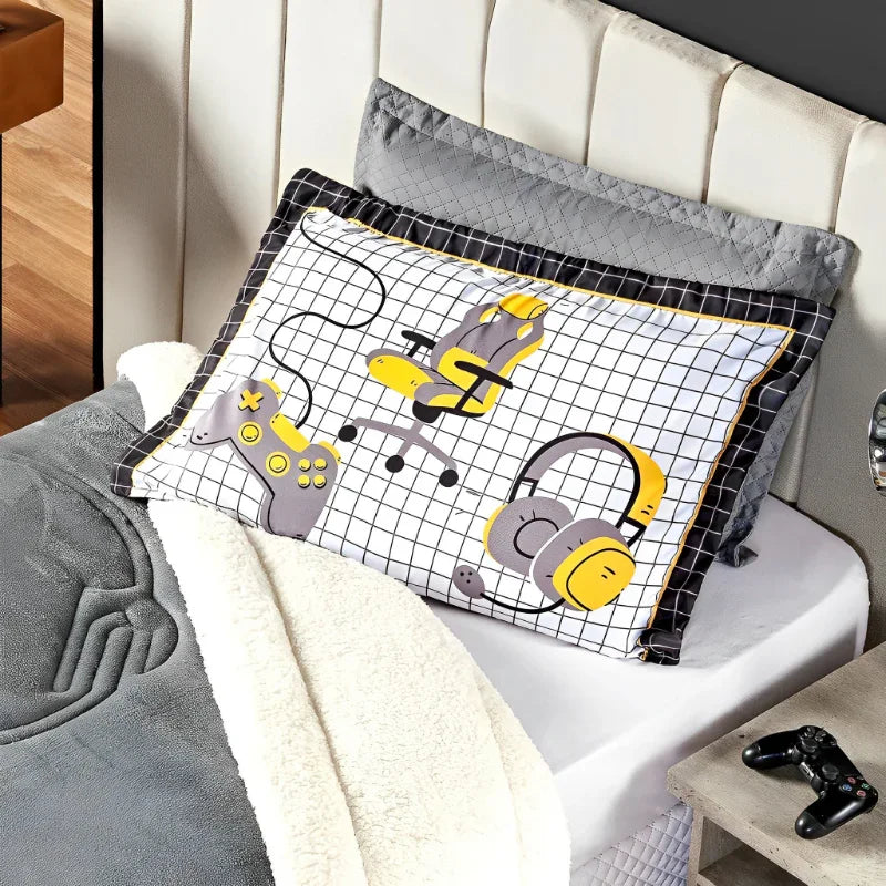 Coberdrom Game Streamer Dupla Face Sherpa e Mantinha 2,40x1,80m