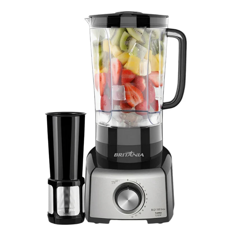Liquidificador Britânia BLQ1380P Pro Maxx 6 Inox 3L 1200W 127V
