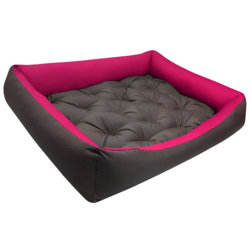 Cama Pet para Cachorro de Porte Médio 80x60cm com Tapete e Brinquedo