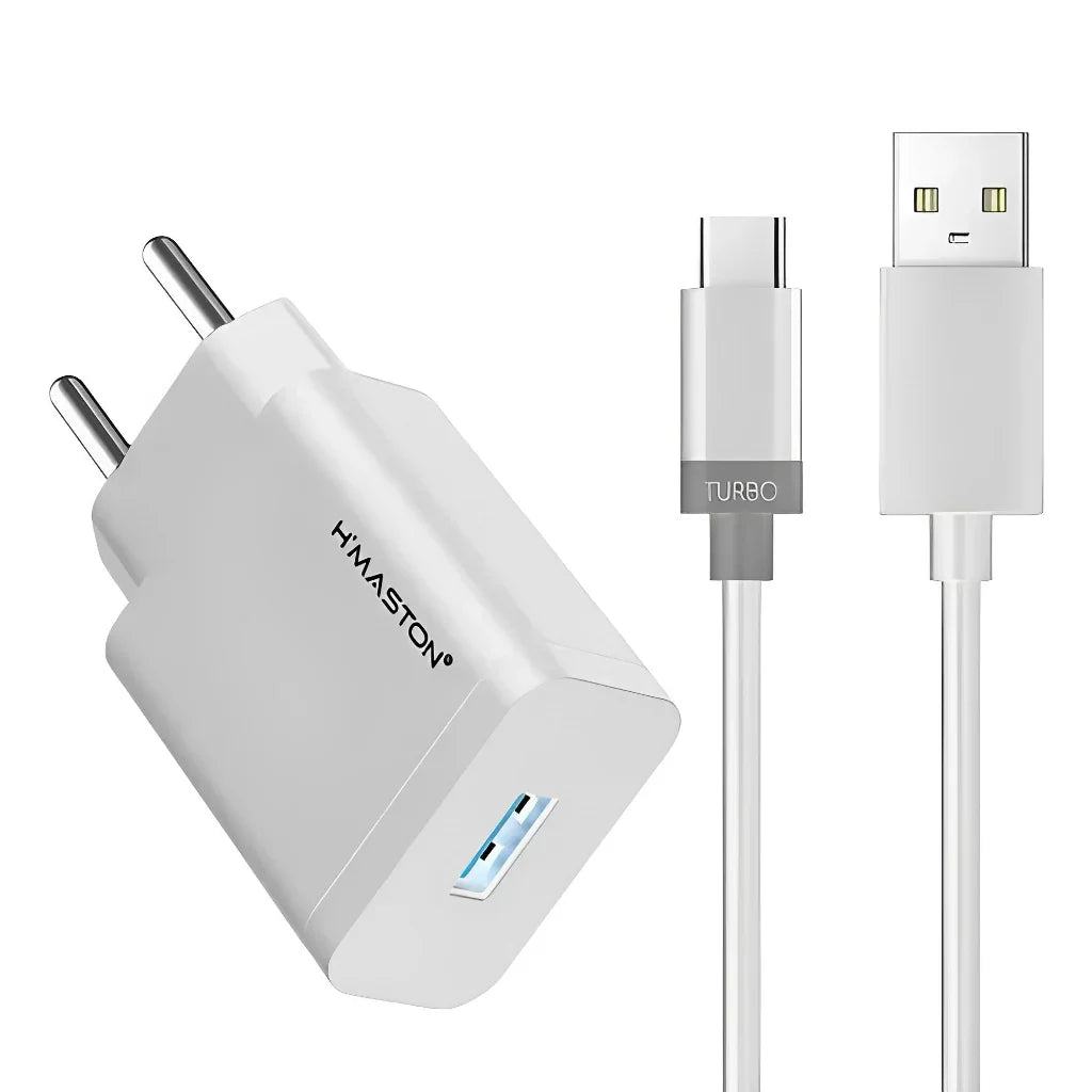 Carregador Turbo 6A 30w H'maston Y59 para iPhone e Android