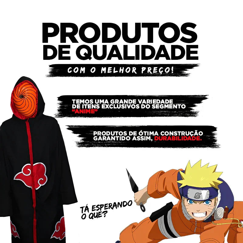 Manto Akatsuki com Gola Dura
