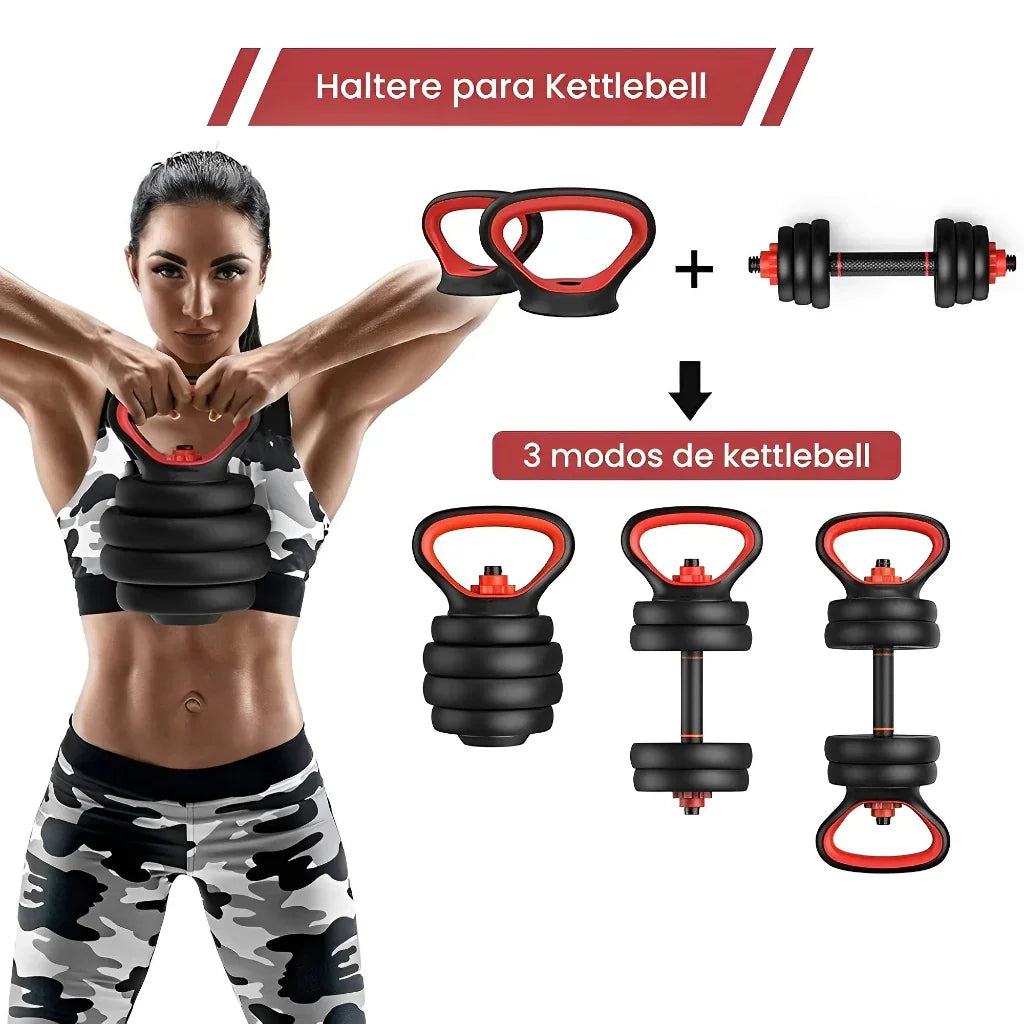 Kit Dumbbell Halter Ajustável