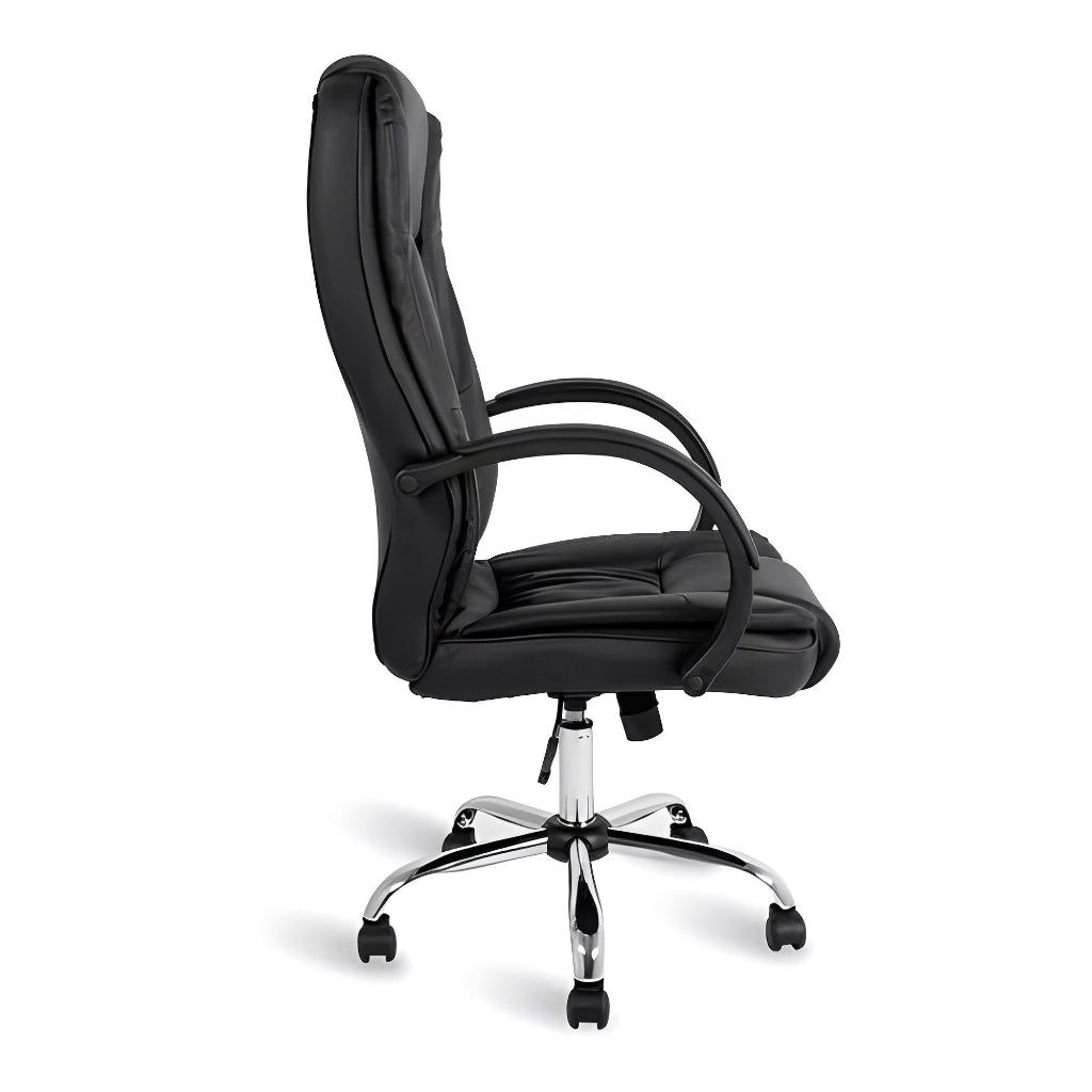 Cadeira de Escritório Presidente Johnson Healer, Preta