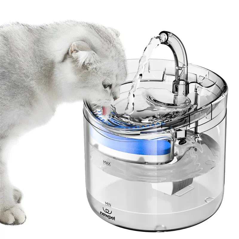 Fonte de Água Automática Newpet 2L com Filtro Silencioso