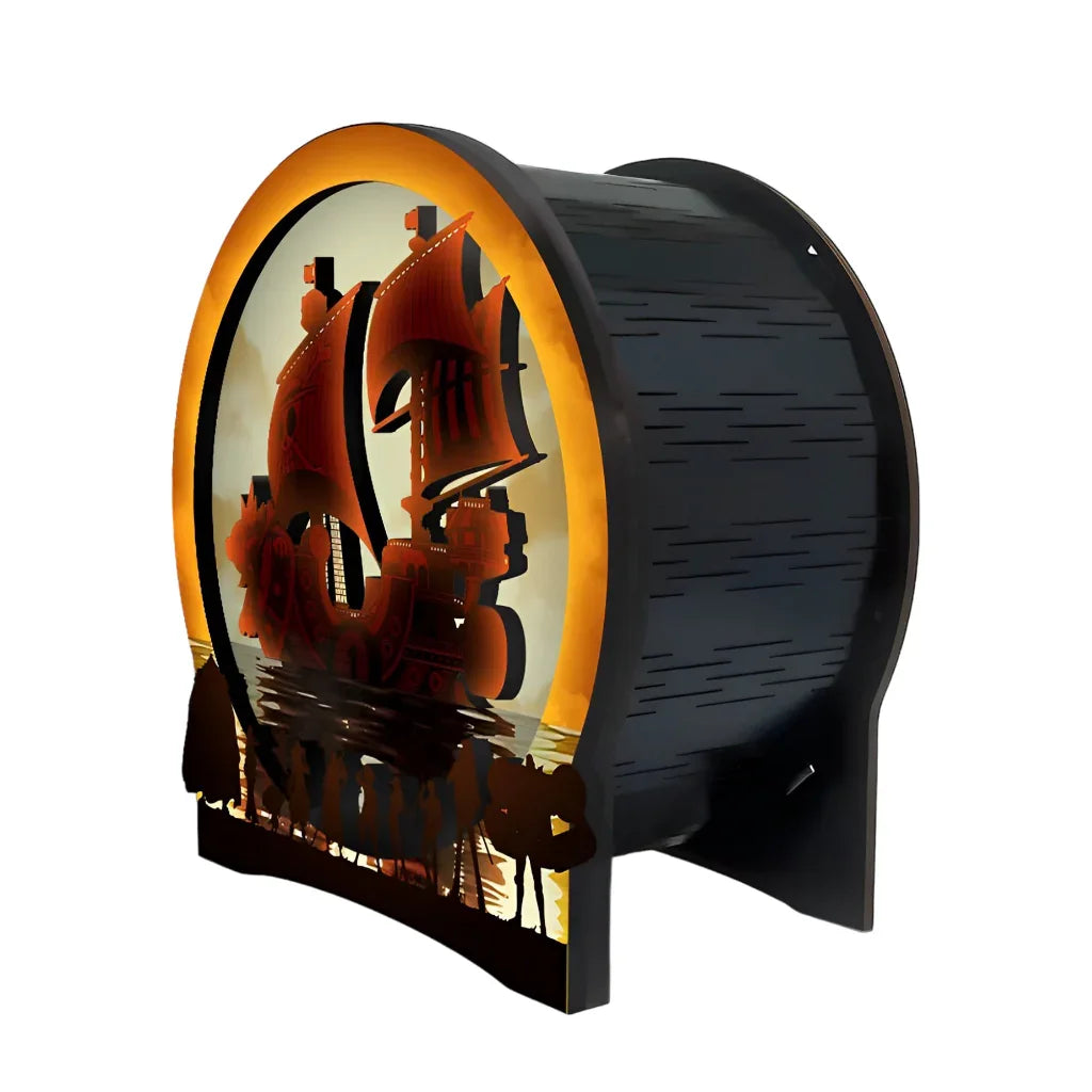 Luminária One Piece Por do Sol