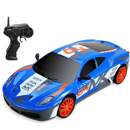 Carro de Corrida de Controle Remoto Mini AE86, 15 km/h, 2.4GHz, 30 Minutos de Duração