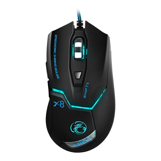Mouse Gamer com Fio iMECE X8, 3200dpi