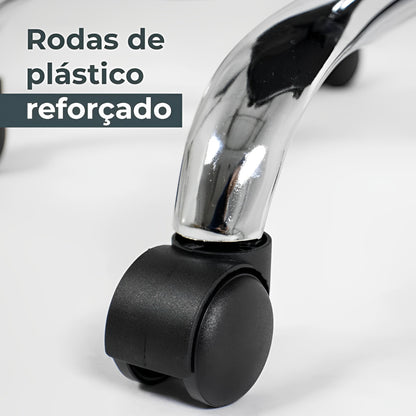 Cadeira de Escritório Presidente Johnson Healer, Preta