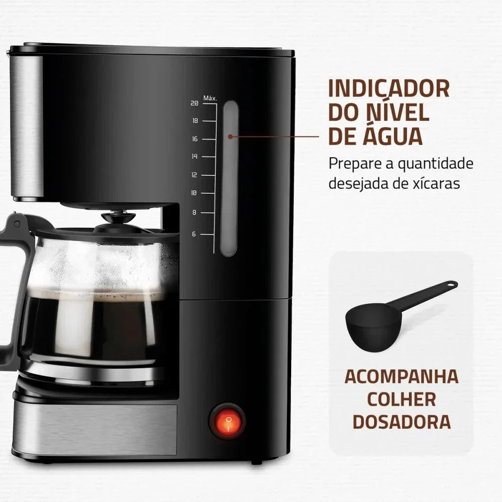 Cafeteira Elétrica Dolce Arome C-43-20X-SI Mondial 550W 220V