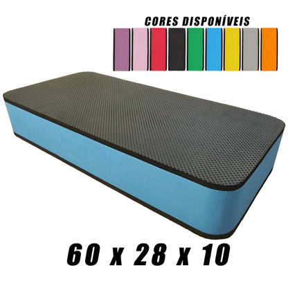 Step Academia 60 x 28 x 10 cm, Para Exercícios Fitness Aeróbicos, E.V.A