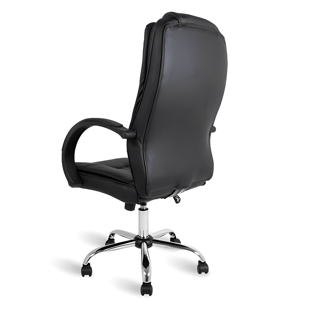 Cadeira de Escritório Presidente Johnson Healer, Preta