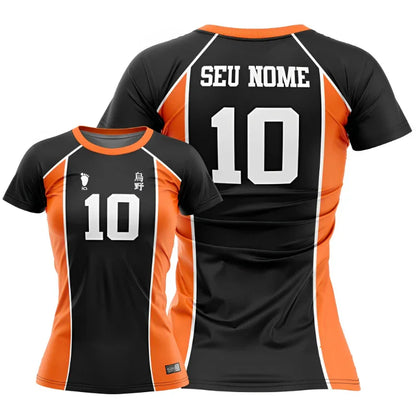 Camiseta Haikyuu com Nome Personalizado