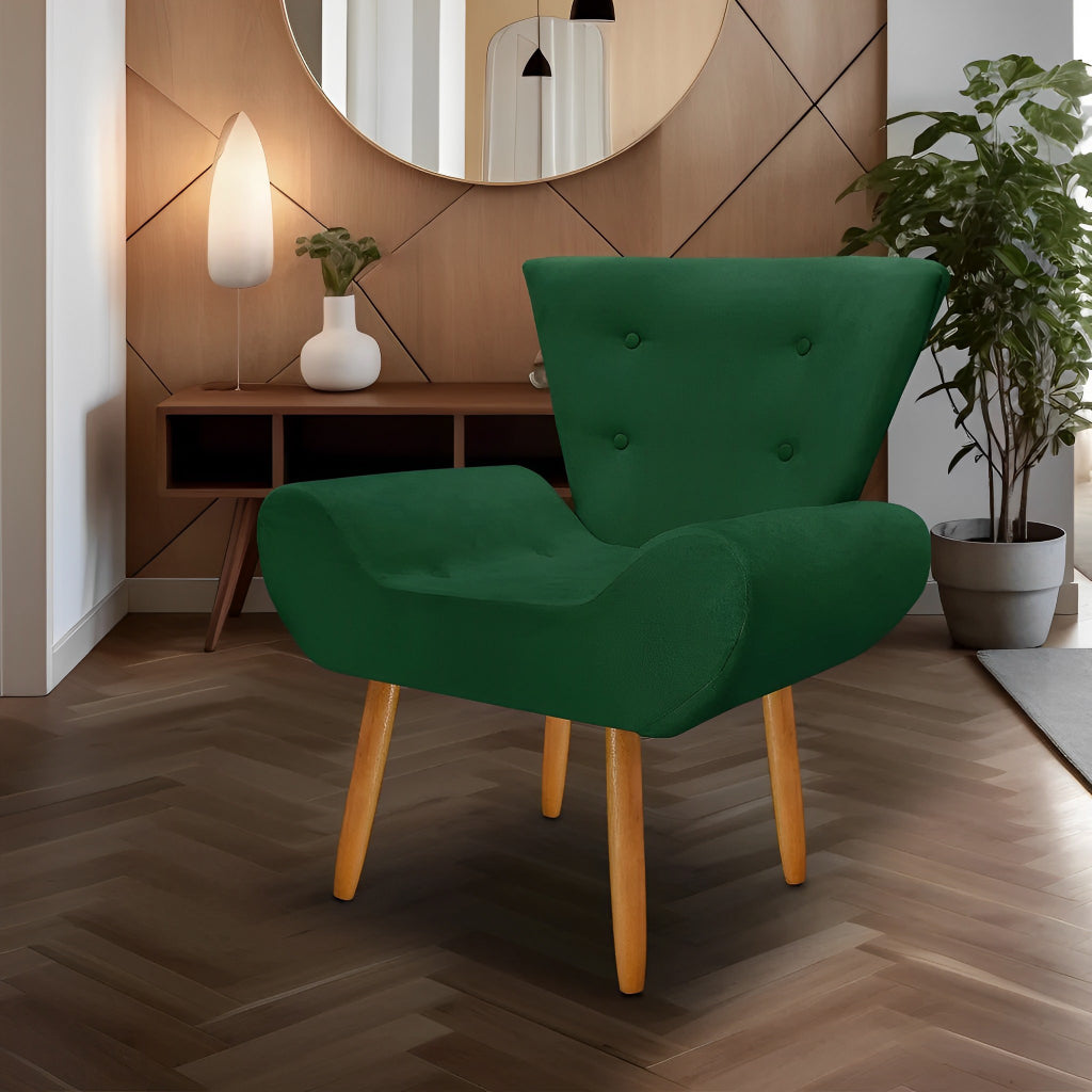 Poltrona Decorativa Emília para Consultório e Escritório