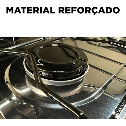 Fogão Cooktop Portátil a Gás 4 Bocas Braslar Bivolt