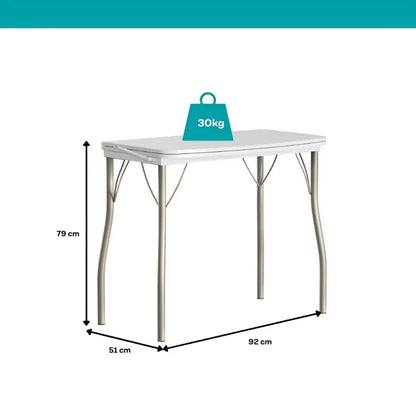 Conjunto Sala de Jantar Palermo com Mesa e 4 Cadeiras Carraro