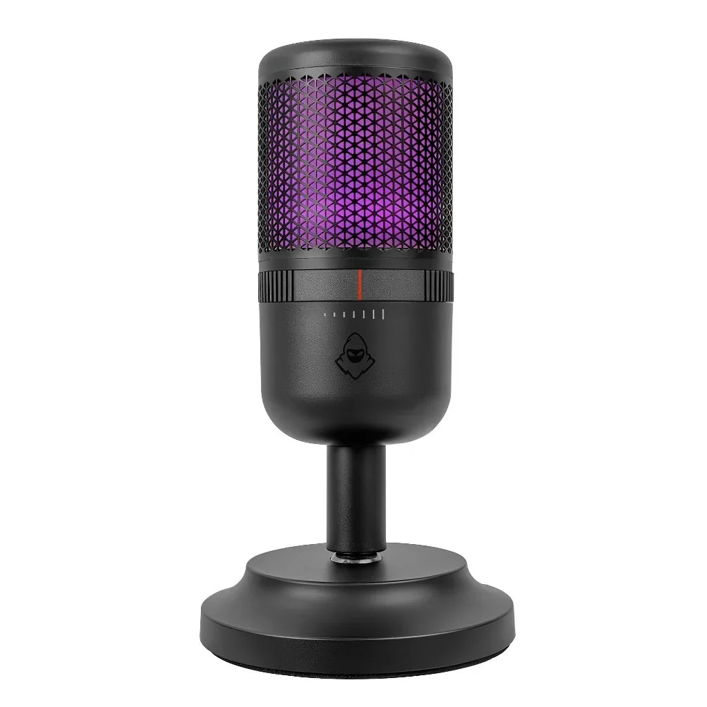 Microfone Mancer Horcrux RGB, USB, Preto, Modelo MCR-HCRX-BL01