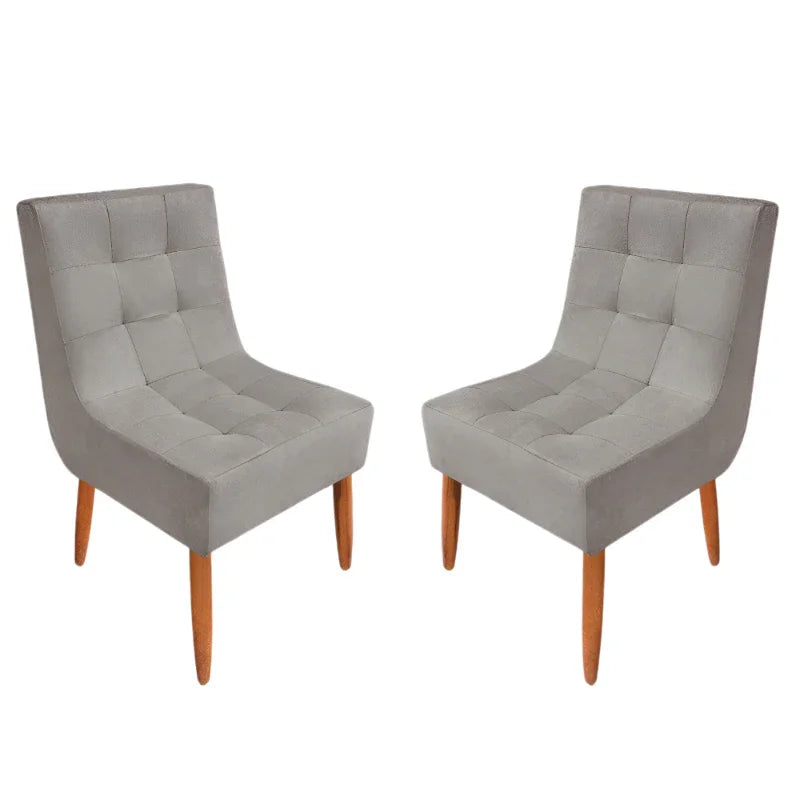 Kit Cadeira Estofada Decorativa