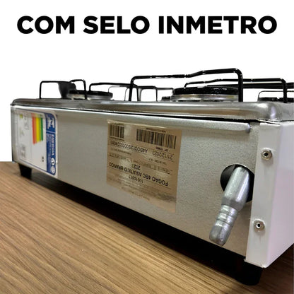 Fogão Cooktop Portátil a Gás 4 Bocas Braslar Bivolt