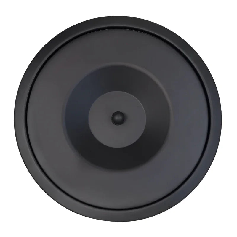 Lixeira Embutida para Pia de Cozinha, Granito 5L Alumínio Preto Fosco