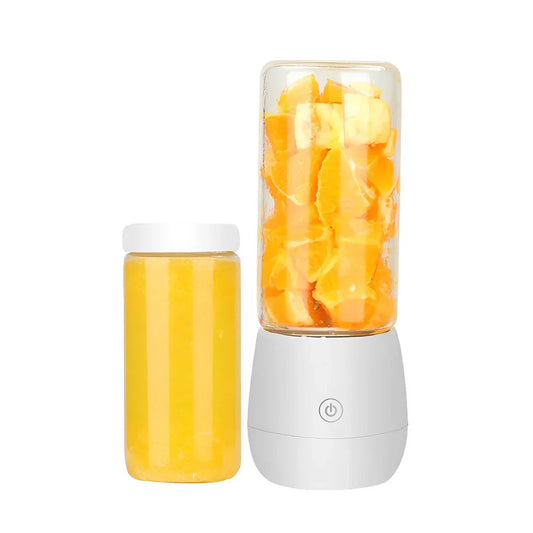 Mini Liquidificador Lelong 782 Portátil de Vidro com 6 Lâminas e uma Capacidade de 450ml