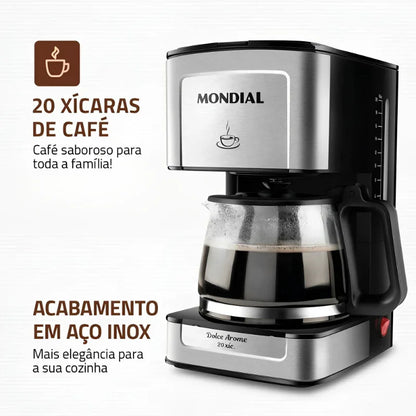 Cafeteira Elétrica Dolce Arome C-43-20X-SI Mondial 550W 220V