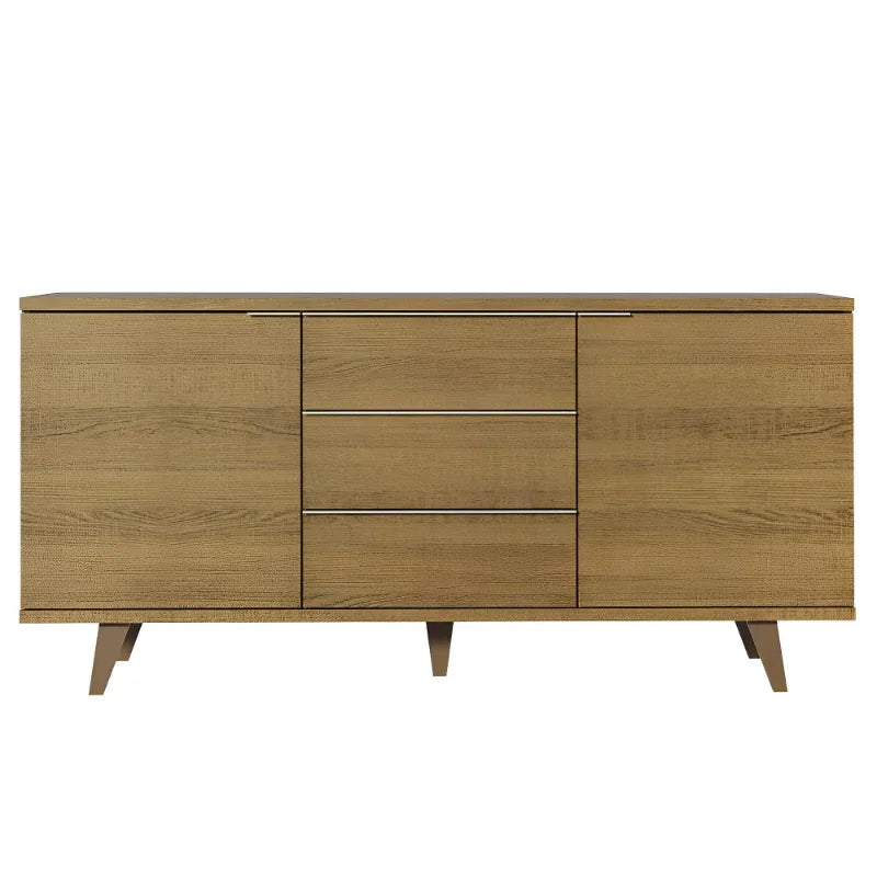 Buffet Aparador com 3 Gavetas e 2 Portas com Pés