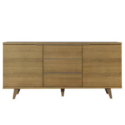 Buffet Aparador com 3 Gavetas e 2 Portas com Pés