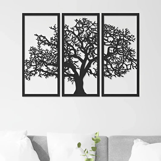 Quadro Decorativo Árvore da Vida em MDF 90x65cm