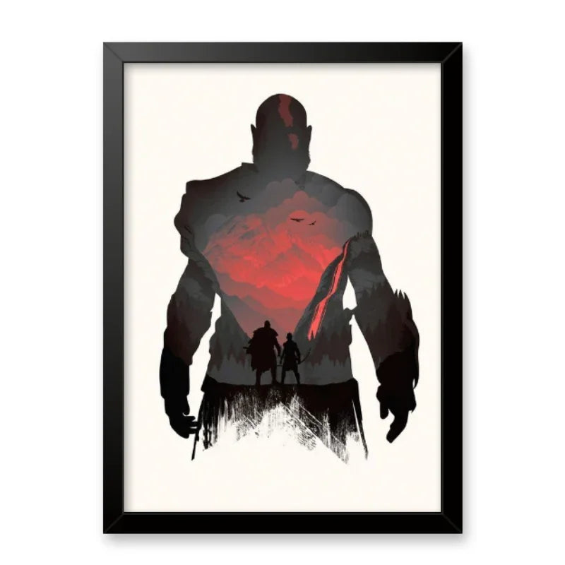 Quadro Decorativo God of War