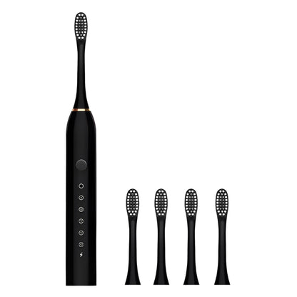 Escova de Dente Elétrica Ultrassônica, À Prova D'água e com Cabeça Substituível