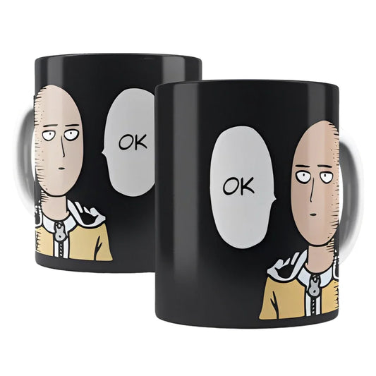 Caneca de Porcelana One Punch Man