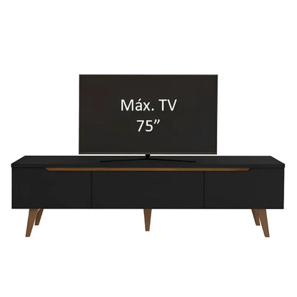 Rack para TV até 75 Polegadas com 2 Portas 1 Gaveta