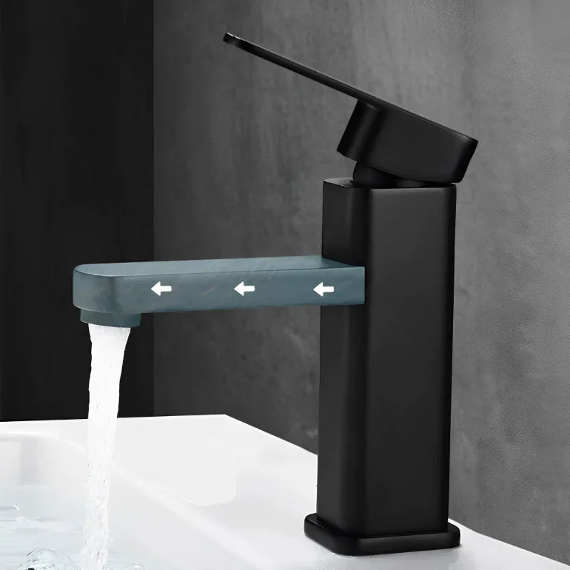 Torneira de Banheiro em Inox com Mangueira de Água Quente e Água Fria 60cm