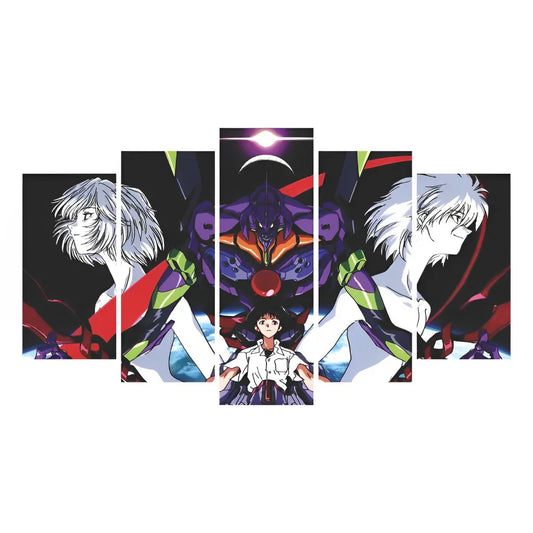 Quadro Mosaico Neon Genesis Evangelion