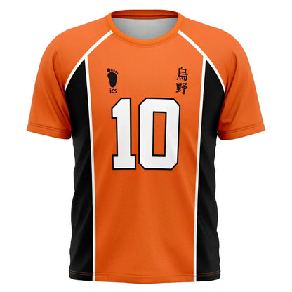 Camiseta Haikyuu com Nome Personalizado