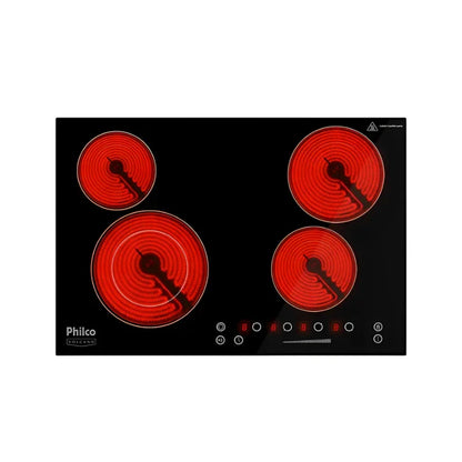 Fogão Cooktop Philco Elétrico Volcano 4 Bocas PCT44VC 220V