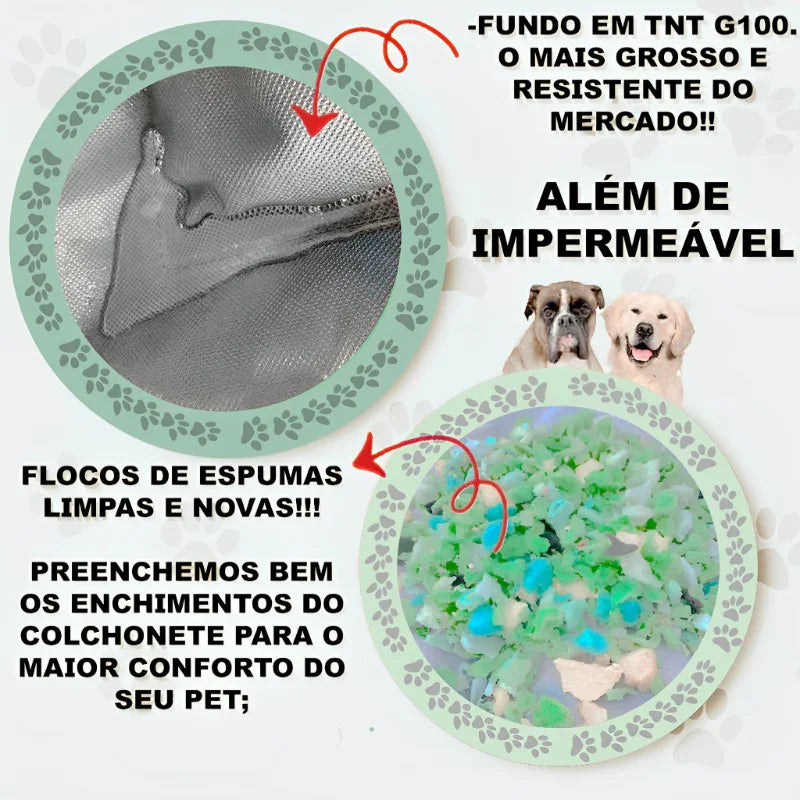 Cama Pet para Cachorro de Grande Porte GG 115x75cm