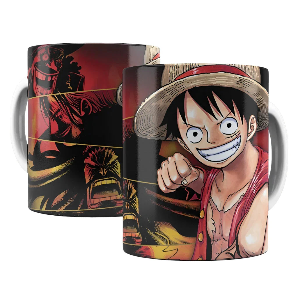 Caneca de Porcelana Luffy vs Yonkous