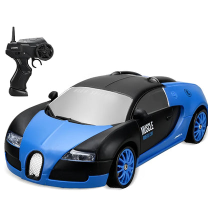 Carro de Corrida de Controle Remoto Mini AE86, 15 km/h, 2.4GHz, 30 Minutos de Duração