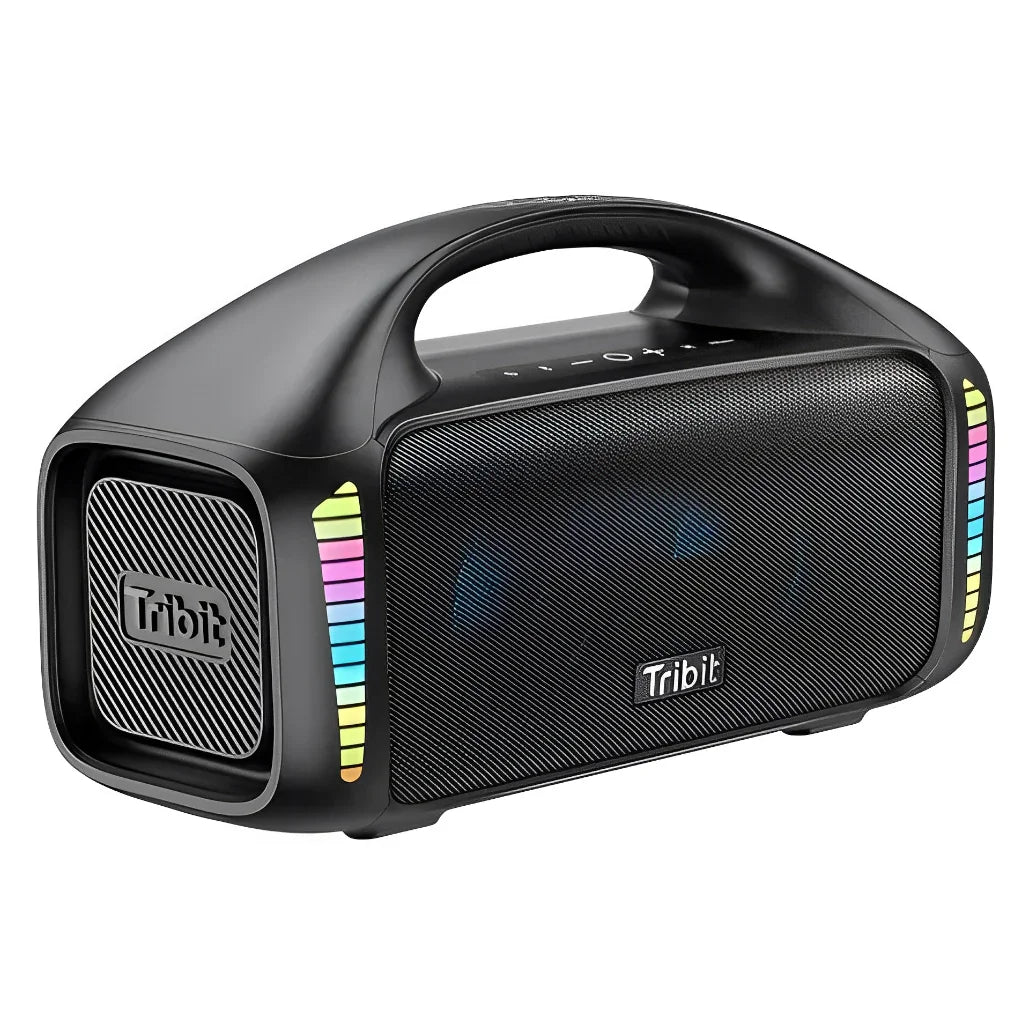 Caixa de Som Bluetooth Tribit StormBox Blast, à Prova D'água IPX7 com 30 Horas de Duração