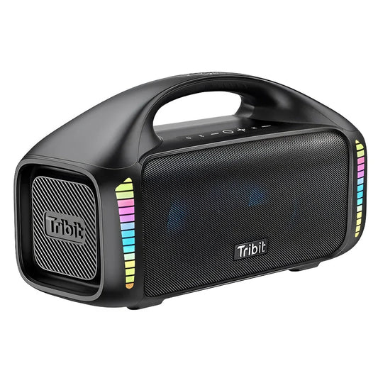 Caixa de Som Bluetooth Tribit StormBox Blast, à Prova D'água IPX7 com 30 Horas de Duração