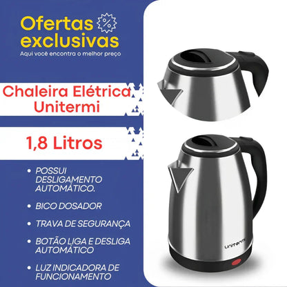 Chaleira Elétrica Térmica Unitermi Atacama 1,8 L
