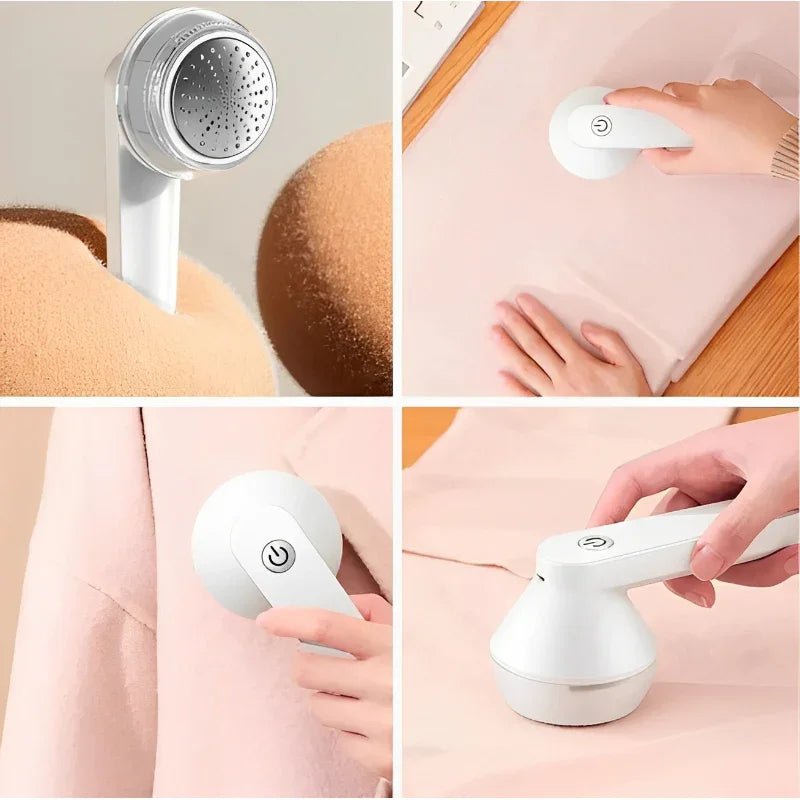 Aparador Elétrico sem Fio de Pelos e Fiapos de Roupas