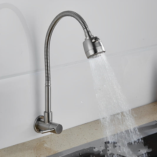 Torneira Chuveirinho de Parede para Cozinha em Abs Cromado